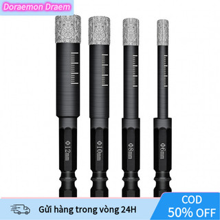 【COD】Mũi Khoan Đa Năng Phủ Kim Cương Chuôi Lục Giác Phi 6 8 10 12mm Khoan Kính, Gạch Men, Đá Hoa Cương, Thủy Tinh Nhanh