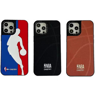 Vỏ thể thao họa tiết bóng rổ NBA dập nổi 3D cho iPhone 17 16 15 13 14 12 11 Pro Max 7 8 X XR XS
