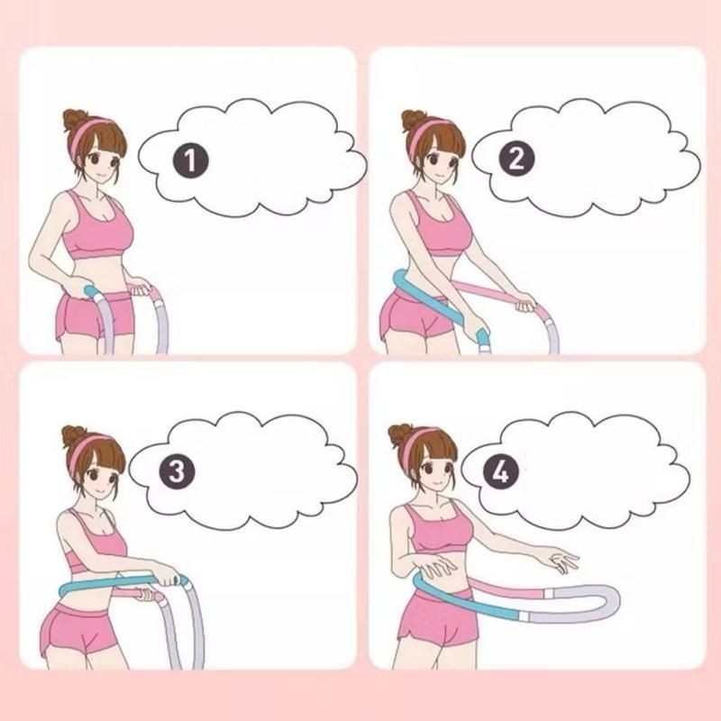 Dụng Cụ Vòng Lắc Eo Lò Xo Thép Bọc Nhựa Mềm . Thiết Bị Tập Thể Dục Trong Nhà An Toàn. có nhiều phân loại
