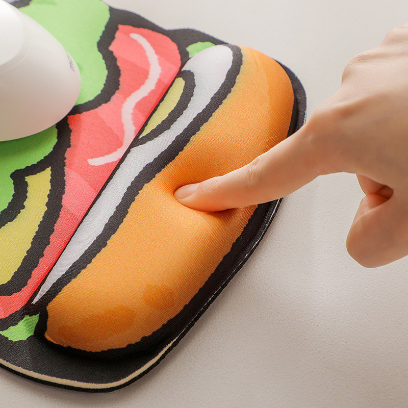 Dễ Thương Mai M-Wrist Mouse Pad Bàn Phím Bảo Vệ Cổ Tay Còn Lại Bàn Phím Miếng Lót Chuột Văn Phòng Miếng Lót Bàn Chống Trơn Trượt U47Z