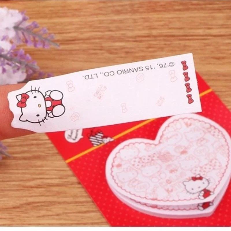 Giấy ghi chú Kitty - 1 tệp, 4 thanh tiện dụng cho ghi chép dễ dàng.
