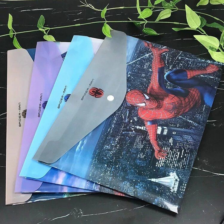 Combo 5 cái bìa nút đựng hồ sơ khổ A4 họa tiết hoạt hình (hàng loại 1 dày đẹp)