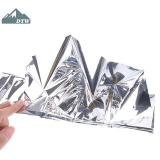 DTW 130x210cm sinh tồn khẩn cấp chống thấm nước túi ngủ lá nhiệt nket Thể thao