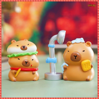 Kapibara Mặt Dây Chuyền Capybara-kun Thời Gian Đi Bộ Hộp Bí Ẩn Phòng Văn Phòng Đồ Trang Trí Hình Nhựa Thủ Công Trẻ Em Quà Tặng