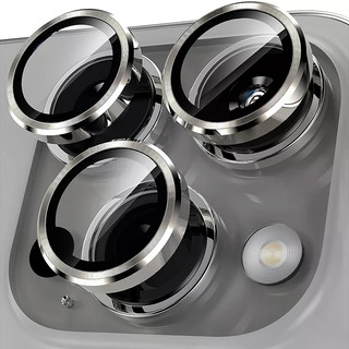 Bảo Vệ Ống Kính Máy Ảnh Cho iPhone 16 Pro Max 14 Plus 13 iPhone15 14Pro 15Pro 15Plus Kính Cường Lực Bảo Vệ Màu Xanh Titan