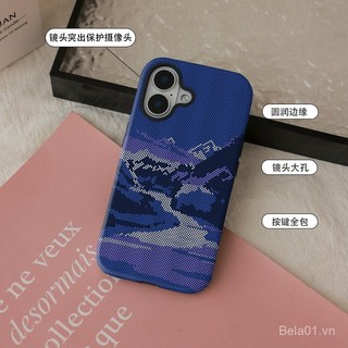 Ốp Điện Thoại Thích Hợp Cho iPhone Phong Cảnh Lưới Thích Hợp Cho iPhone16 / 15promax Phim Hai Trong Một Vỏ Bảo Vệ 14 Vỏ Cứng Mềm 13x Vỏ Bảo Vệ GY8N