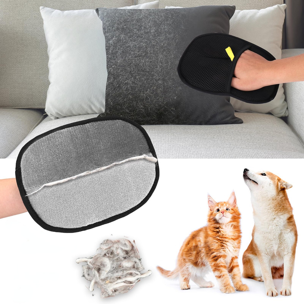 Mới Tĩnh Thú Cưng Làm Sạch Tóc Găng Tay Hộ Gia Đình Sofa Quần Áo Tẩy Lông Bàn Chải Đa Năng Tóc Dính Thiết Bị
