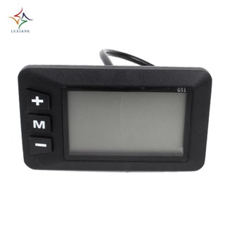 Bộ điều khiển Ebike G51 với màn hình LCD 5Pin, đầu nối chống nước, dành cho xe đạp điện.
