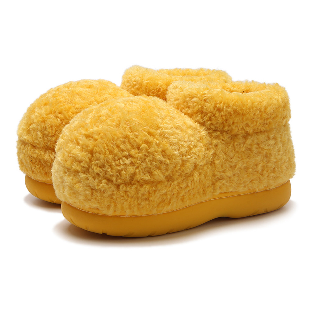 Giày Cotton XIXITIAO Thời Trang Dễ Thương Màu Trơn Nữ Mùa Đông Ấm Áp Thoải Mái Mặc Ngoài Trời