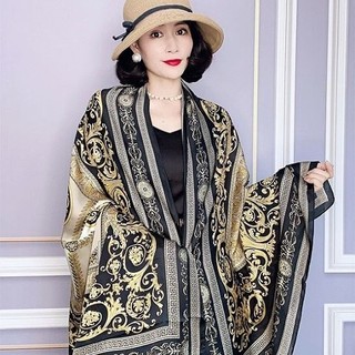 Khăn quàng cổ/phụ kiện trùm đầu phong cách Bohemian màu vàng đen, phù hợp làm băng đô và trang phục abaya
