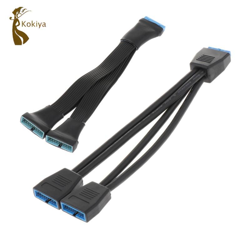 Cáp kokiya 19 Pin Đầu USB USB3.0 Bo Mạch Chủ USB Bộ Chia Hub USB Bên Trong Cho Bo Mạch Chủ, Bảng Điều Khiển
