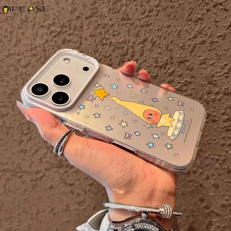 Tương Thích Cho Honor 400 Pro Smart Lite X7D X6C Huawei Pura 80 Pro Plus 80 Ultra Ốp Điện Thoại Twinkle Laser Sáng Bóng Hoạt Hình Ngôi Sao Trẻ Em Vỏ Cây Đũa Phép Dễ Thương Ốp Lưng