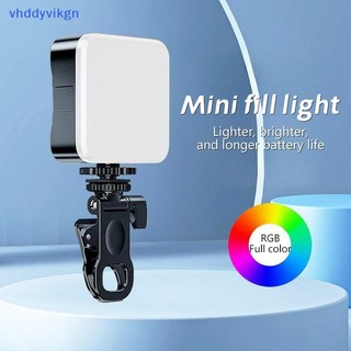 VHDD Pocket RGB Fill Light Di Động LED Video Điện Thoại Lấp Đầy Ánh Sáng Điện Thoại Thông Minh Selfie Có Thể Điều Chỉnh Ánh Sáng RGB Với Kẹp Miễn Phí VN