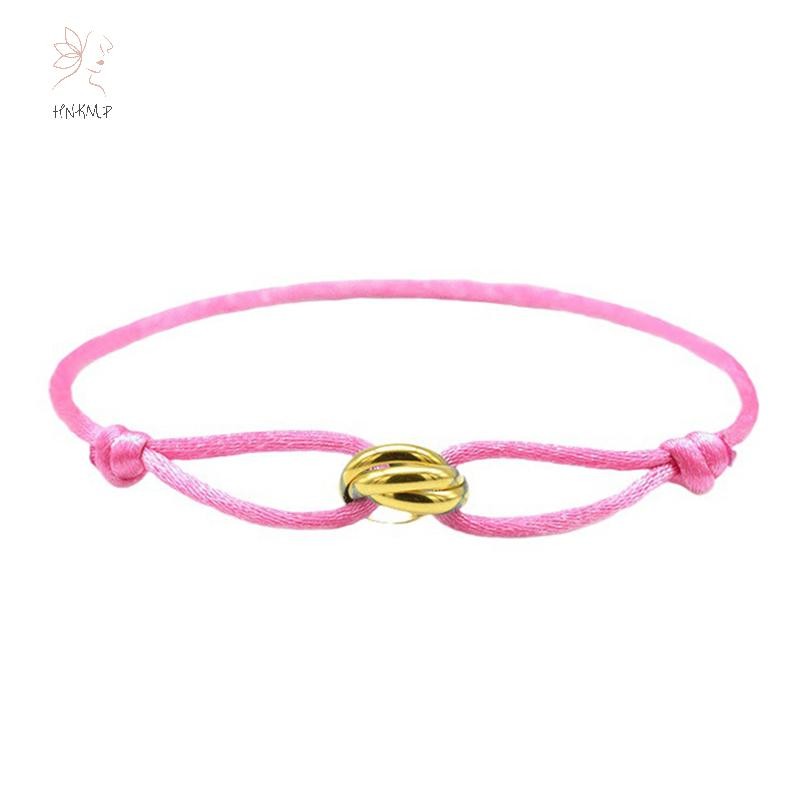 Vòng tay retro dễ thương với dây dệt may mắn dành cho nữ - Phụ kiện thời trang sang trọng