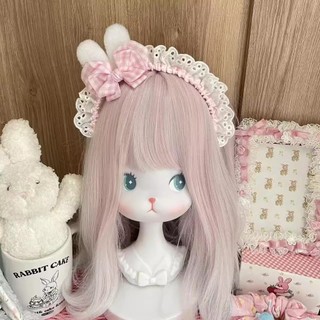 Nhật Bản Gothic Retro Cosplay Trang Phục Người Giúp Việc - Phụ Kiện Tóc Dáng Yêu Với Nơ Và Mũ