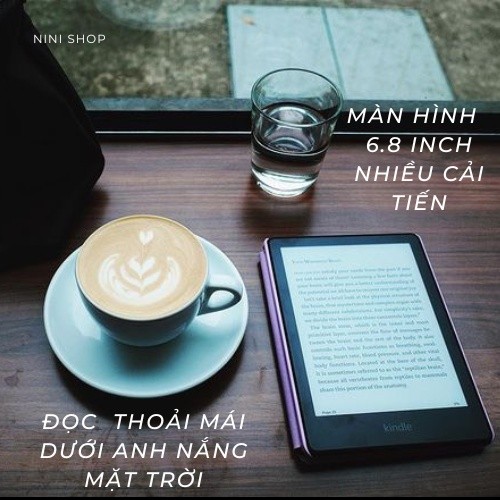 Máy đọc sách kindle paperwhite 5 NEW  tặng bao da gồm 2 phiên bản 8gb và 32gb | BigBuy360 - bigbuy360.vn