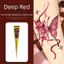 PYCOU Henna Paste Cone, Kem xăm Henna bán vĩnh viễn dễ sử dụng, Kem xăm Henna Màu đen tạm thời Màu nâu Mehndi Body Art Ink Henna Tattoo