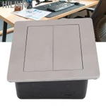 Hilivn Ổ cắm âm sàn Ổ cắm cửa trượt sành điệu 3 cổng USB A C LAN cho sàn Mặt bàn sàn Bàn — ảnh 2