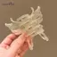 AqToCna Phụ Nữ Mới Vuốt Tóc Kẹp Bướm Lớn Vuốt Kẹp Thạch Màu Barrettes Cho Nữ Bé Gái Phụ Kiện Tóc Quà Tặng AqToCna