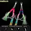 1 Cặp Móc Hỗ Trợ Câu Cá Angling Tiếp Liệu Biển Trolling Bền Jigging Móc