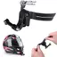 FANIELLAPOWELL Mũ bảo hiểm Chin Mount Thể thao ngoài trời Full Face Hỗ trợ di động Chân đế cho Hero 7 8 9 10 Đen
