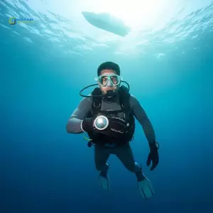 1 Gương Chiếu Hậu Có Thể Điều Chỉnh Có Dây Buộc Gương Chiếu Hậu Dưới Nước Cho Hang Và Thuyền Lặn BCD Thiết Bị Bungee Dây Gương mới