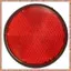 2 Chiếc Tròn Màu Đỏ Phản Quang Đa Năng Cho Xe Máy ATV 5.6 * 0.8cm (R F C V)