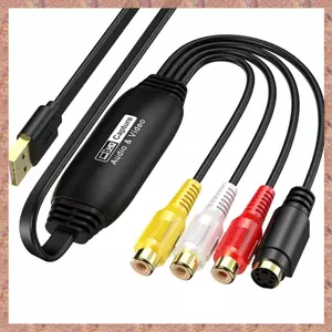 Bộ chuyển đổi video USB sang bộ chuyển đổi kỹ thuật số USB 2.0 Thẻ ghi âm video cho hệ thống hỗ trợ DVD TV Dễ sử dụng (R F C V)