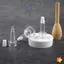 10 Cái / lô Chai Mini Có Thể Đổ Lại Mẫu Chai Trống Có Nắp, et Head Chai Đổ Bột Trong Suốt Dụng Cụ Chăm Sóc Da Mới