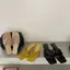 TT Mũi Vuông Flip-Flops Flip-Flops Giày Nữ Giày Cao Gót Da Mờ Dép Sli