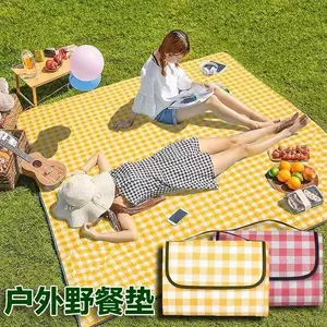 Thảm dã ngoại chống ẩm dày, dùng ngoài trời, cắm trại, bãi biển, lều bạt, chống thấm nước, tiện mang theo