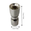 PYCOU Cue Tip Shaper, Nhôm Bạc Snooker Tip Pricker, Cầm Tay Hình Trụ Thân Đa Chức Năng Kết Cấu Đầu Bi-a Công Cụ Sửa Chữa Bể Cue Care