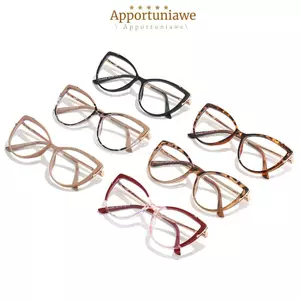 Khung kính IAPPORTUNIA Nữ Kim loại vuông Chống xanh