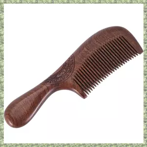 Lược Gỗ Đàn Hương Unisex Nam Nữ Du Lịch Nhà Gỗ Chống Tĩnh Điện Fine-Tooth Lược Tay Cầm Bằng Gỗ Lược Chải Tóc
