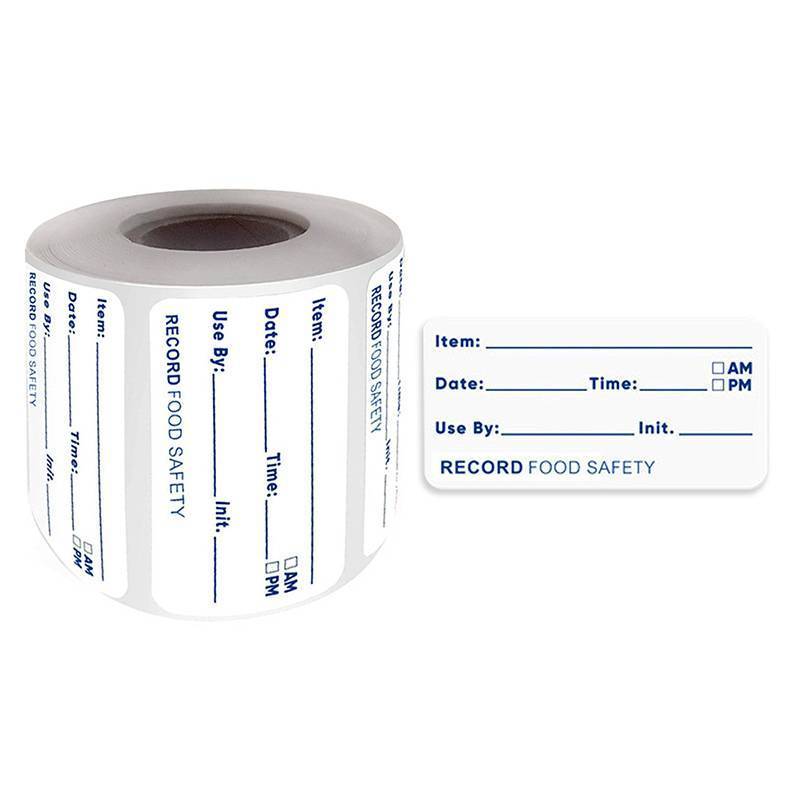 JINHF 500 Cái / cuộn Bếp Stier Tủ Lạnh Tủ Đông Bảo Quản Thực Phẩm Ngày Nội Dung Nhãn HOT