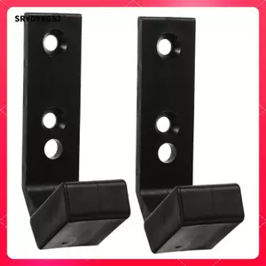 2 Chiếc Treo Tường Barbell Giá Thiết Bị Tập Thể Dục Bảo Quản Tiết Kiệm Không Gian Barbells Móc Treo Dễ Dàng Lắp Đặt Giá Đỡ Barbell