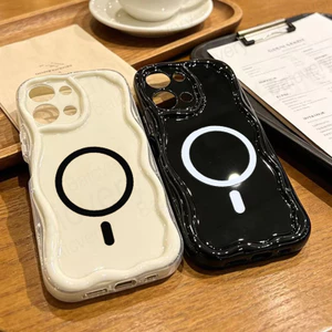 Ốp bảo vệ từ tính thời trang Xiaomi POCO X8 Pro MAX / Redmi Turbo 5, sử dụng thiết kế sóng mềm màu tinh khiết