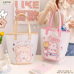 Túi mua sắm CPINCP Totes, Túi xách tổ chức PVC, Túi xách nữ dung tích lớn chống thấm nước chất lượng cao