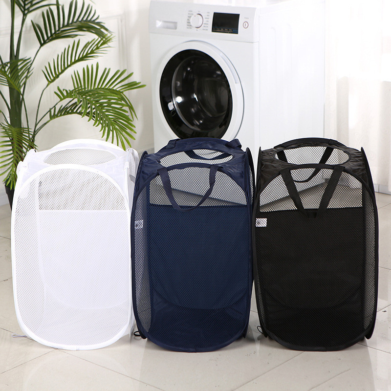 Giỏ đựng đồ giặt có thể gập lại, Giỏ đựng quần áo bẩn, Giỏ quần áo bẩn Dung tích lớn