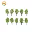 CANAMEK Mô Phỏng Cây Xanh Mini Mô Hình Nhà Búp Bê Đường Sắt Cảnh Đường Phố Trang Trí Đồ Trang Trí Nhà Búp Bê Micro Phong Cảnh Vườn Trang Trí CSF