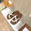TT 2026 Phong Cách Mới Giày Sandal Da Thật Chính Hãng Dây Đeo Chéo Dép Nữ Mùa Hè Phù Hợp Với Thoải Mái Đi Biển Dép Dép