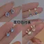 Series Bầu Trời Đầy Sao ~ Bông Tai Mini Xanh Niche Cao Cấp Phù Hợp Với Tính Khí Đơn Giản Bông Tai Aquamarine 6.16