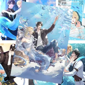 Người Rơi Poster Bai Chunian Lamb Hai Chiều Anime Ngoại Vi Phòng Giấy Dán Tường Ký Túc Xá Dán Tường Tranh 6.16