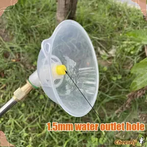 Bình xịt làm vườn 2 chiếc, Vòi phun tưới trong suốt bằng nhựa, Vòi phun nước làm vườn chống gió di động Đồ dùng làm vườn