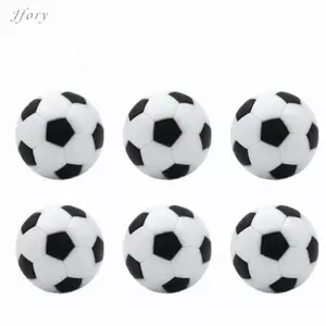 Jfory 6 Miếng 23 Mm Bàn Quả Cầu Foosball Màu Đen Trắng Lâu Trôi Bóng Quả Cầu Chống Màu Sắc Phụ Kiện Thể Thao