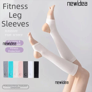 NEWIDEA Nén Bắp Chân, Vớ Nén Mềm Đen Trắng Hồng, Nylon Shin Guard Chất Lượng Cao An Toàn Thể Thao