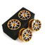 4 52mm 12mm Hex 1 / 10 RC Trên Đường Drift Racing Car 52mm Kim Loại Bánh Xe Vành Hub Cho Tamiya TT01 XV02 Kyosho HSP HPI Sakura Traxxas FW06