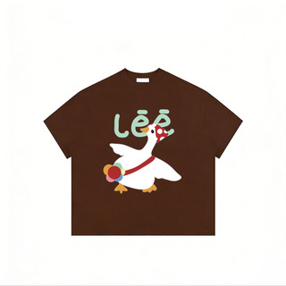 COD (Giao hàng trong 24 giờ)Áo Thun Nam nữ Boxy Vải Cotton 2 chiều Thoáng Mát Tay Ngắn Cổ Tròn Đứng Form In Mix#5