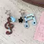 SUIT Trọng lượng nhẹ Acrylic Music Note Bag Charm Music Note Mặt dây chuyền Music Note Keyring
