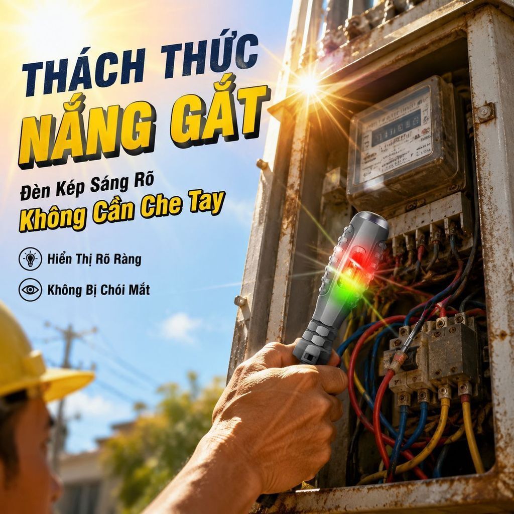 ⚡Ship Nhanh⚡Tuốc vít thử điện lực xoắn cao | Bút thử điện LED sáng màu | Bút điện đo ngắt mạch chuyên dụng